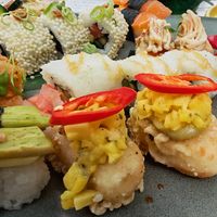 Omakase sushi at 123V Browns in London