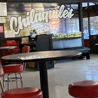 Interesting decor... at Chilaquiles Factory in Cedar Park