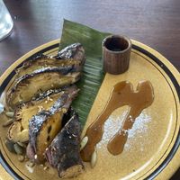 Sweet potato dessert at La Yaqueria in Valladolid