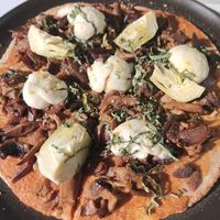 Pizza Funghi at Mi Manchi in Bogota