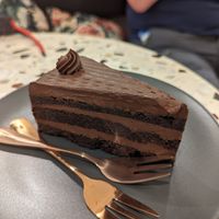 Chocolate ganache cake at Kind Kones - Paragon Orchard in Central Singapore