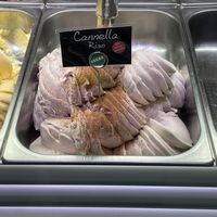 Rice milk based cinnamon gelato at Gelaaati di Marco in Barcelona