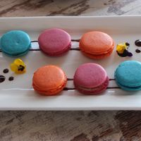 Macaroons at La Route Des Vins La Paz in Puebla
