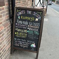 Vegan Stawberry and Banoffee Ice Cream   at Rumsey's Chocolaterie in Wendover
