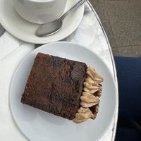 Vegan Coffee and Walnut Cake  at Rumsey's Chocolaterie in Wendover