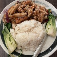 Tofu teriyaki   at Chloe's Kitchen in Santa Cruz