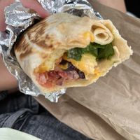 Breakfast burrito 🌯  at Apothica Cafe in Cumberland