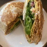 Chorizo Crunchwrap  at Apothica Cafe in Cumberland