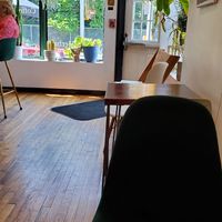 inside at Apothica Cafe in Cumberland