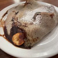 Banana and chocolate buckwheat crepe at The Whistling Kettle in Ballston Spa