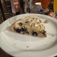 Blueberry lemon scone  at The Whistling Kettle in Ballston Spa