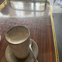 Latte  at La Bohême in Cordoba