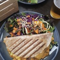 Vegan quesadilla  at La Bohême in Cordoba