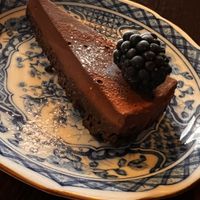 Chocolate cake (best ever!)  at La Bohême in Cordoba