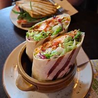 Vegan hot dog at La Bohême in Cordoba