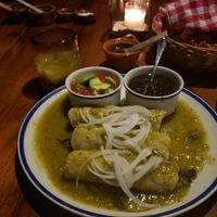 The enchiladas were exceptional!! I would recommend! at La Cueva del Chango in Playa Del Carmen