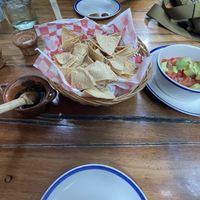 Nachos mit Pico de gallo   at La Cueva del Chango in Playa Del Carmen