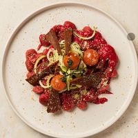 Our staple, Red Velvet  at Pastan Barbican in London