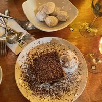 Biscoff donut bites and tiramisu   at Pastan Barbican in London