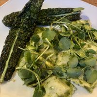 Green Velvet - ravioli.  at Pastan Barbican in London