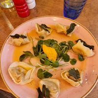 Pumpkin tortellini at Pastan Barbican in London