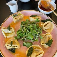 Pumpkin and sage tortellini at Pastan Barbican in London