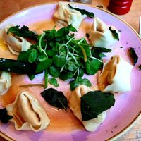 Pumpkin tortellini with sage butter at Pastan Barbican in London
