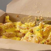 Mac and cheese   at Pastan Barbican in London