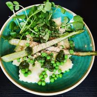 Green Velvet (I requested less sauce, usually has more) at Pastan Barbican in London