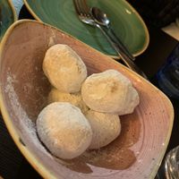 Biscoff dough balls  at Pastan Barbican in London