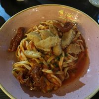 nduja chicken pasta  at Pastan Barbican in London