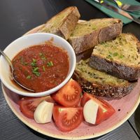 Pan con tomate   at Pastan Barbican in London