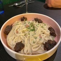 Dolce vita (with added shiitake mushrooms)  at Pastan Barbican in London