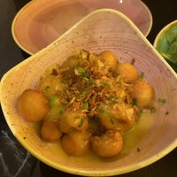 Loaded gnocchi (plant-based cheese)  at Pastan Barbican in London