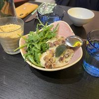 Mushroom ravioli (starter) #Veganuary at Pastan Barbican in London