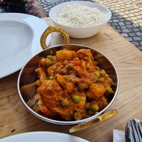 Aloo ghobi at Zaika in Ljubljana