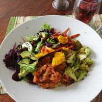 Plato del día at Hierbas Dulces in Gijon