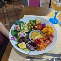 house salad at Hierbas Dulces in Gijon