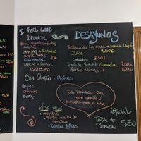 menu at Hierbas Dulces in Gijon
