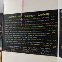 menu at Hierbas Dulces in Gijon