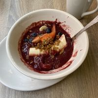 Acai berry bowl  at Honey Berry Cafe in Brookfield