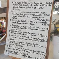 Menu at Zest in Nicosia