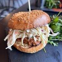 BBQ Jackfruit Burger   at Fitology Kitchen in Chislehurst