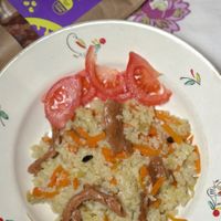 Плов с сухим текстуратом at Grateful Food in Lyutserna