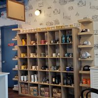 Lots of merch inside at Summer Moon Coffee - W Anderson Ln in Austin