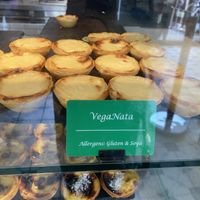 Vegan nata  at Cafe de Nata in London