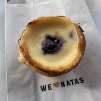 Blueberry Vegan Nata  at Cafe de Nata in London