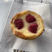 Raspberry Vegan Nata  at Cafe de Nata in London