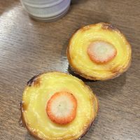 Strawberry pastel  at Cafe de Nata in London