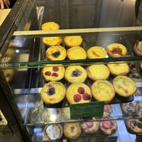 The vegan range - small but perfectly formedd  at Cafe de Nata in London